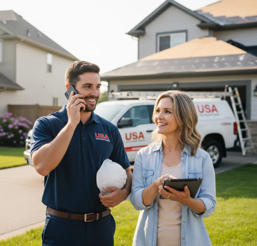 USA Roof Repair Experts customer support in Singers Glen